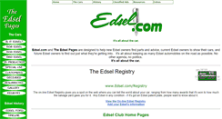 Desktop Screenshot of edsel.com