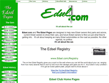 Tablet Screenshot of edsel.com